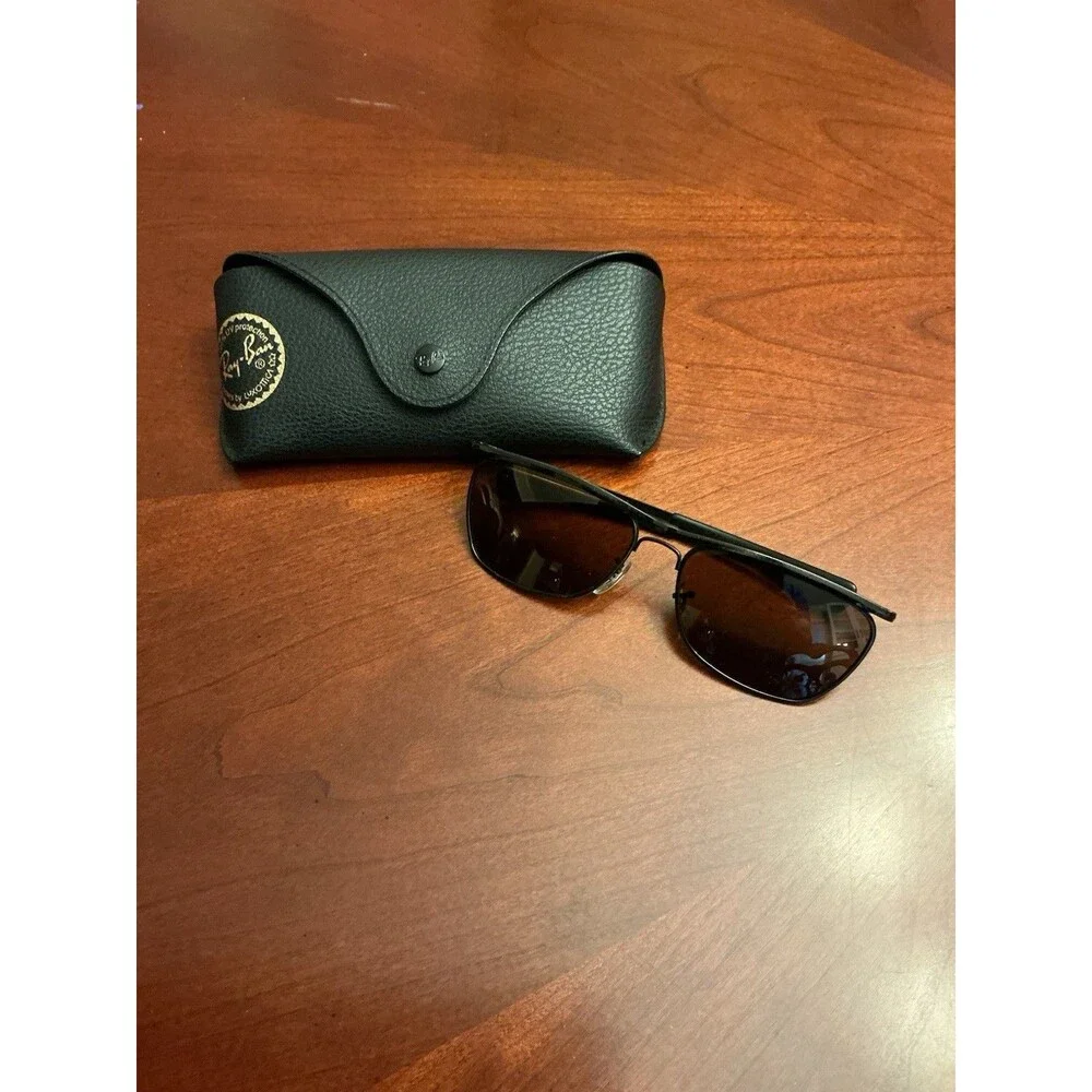 Vintage B&L Ray-Ban USA Olympian II Deluxe W1308 Black Sunglasses - New Lenses29